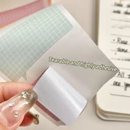 100pcs/1Rolls Creative Pull Out Sticky Notes Notebook Full Adhesive Macarons Colored Index Label Stickers DIY Student Decor
