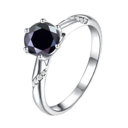 JoyceJelly S925 Ring With 1CT D Color Moissanite Diamond Female Classical Sterling Silver 925 Jewelry For Wedding Engagement