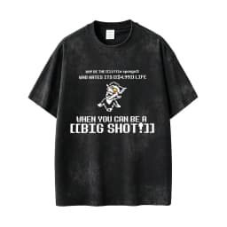 Washed Vintage Game Deltarune Spamton Funny Meme T-shirt Men's Women Clothing Casual Humor Lover Short Sleeve Oversized T Shirts