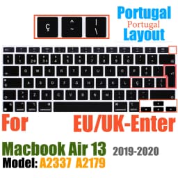 Keyboard Cover For MacBook Air 13 inch 2022 2021 2020 Release A2337 M1 A2179 with Touch ID Waterproof Protective Silicone Skin
