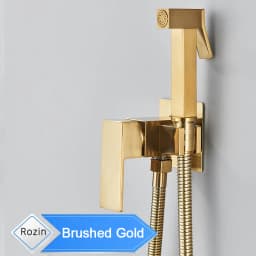 Rozin Black Bidet Faucets Wall Mounted Bathroom Shower Tap Bidet Toilet Sprayer Bidet toilet Washer Mixer Faucet