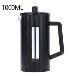 1000ML/ 600ML French Press Coffee Maker High Borosilicate Glass House Coffee Brewer Milk Foam Frother Barista Tea Maker