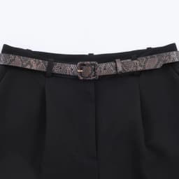 Spring Summer New Arrival Women's Casual High Waist Long Short Pants Fashionable Versatile Belt Included Commute Style Polyes...
