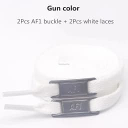 White Original Shoelaces Combination for Flats Sneakers Shoe Decoration Accessories Suitable for Shoe Lacing And Sneaker Customi