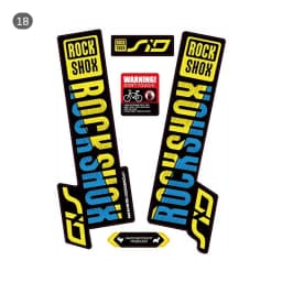 Front Fork Sticker for Rock Shox SID Road Bike MTB Race accessories decals Personalized Bicycle STICKER decoration