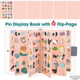 Felt Brooch Pin Display Storage Book DIY Badge Charms Organizer Booklet Badges Chest Souvenir Album Pin Holder Collection Gift