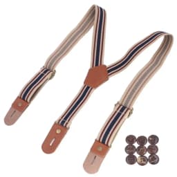 New Baby Buttons Suspenders Kid's Braces Elastic Adjustable Children Strap Tirantes Bretelles Width:2.5cm Length:65cm