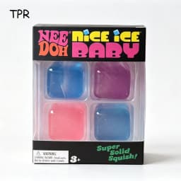 Needoh Cube Drip Fidget Sensory Toy Maltose TPR Mello Mallo Snow Ball Press Doh Change Color Relief Anxiety Focus Calm Down Gift