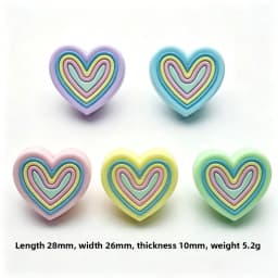 20pcs New Silicone Beads Mini Focus Beads For Pens Food Grade Silicone Teether Beads DIY Jewelry Pacifier Chain Accessories