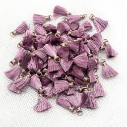 100/50Pcs 20mm Mini Metal Hanging Ring Tassel Trim Pendant DIY Craft Jewelry Handmade Earrings Decor Materials Fringe Trim