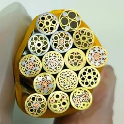 6mm Mosaic Pin Rivets for Knife Handle Screw Brass Mosaics Rivets Nail Steel Tube More Design Exquisite Style Length 90mm