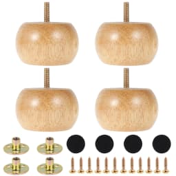 4pcs Wooden Solid Furniture Feet Replacement Sofa Legs Universal for Furniture Couch Chair Furniture Leg Set Accessories