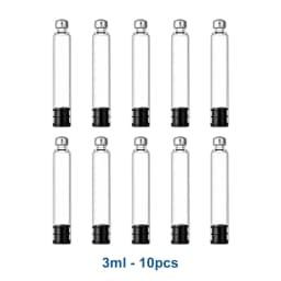 10-100 Pack 3ml Peptide Insulin Pen Cartridge, 3cc Cartridges Compatible with Reusable Injection V1 V2 V3 Pen, Individually Pack