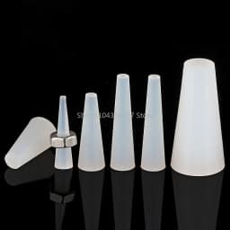 Conical Silicone Rubber Stopper HIGH TEMP Silicone Plugs Sealing Tapered Rubber Plug For Electroplating Paint