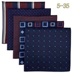 5 PCS Mens Pocket Square Set Assorted Handkerchief Multi Styles Paisley Floral Suit Large 32cm Hanky Business Accessories