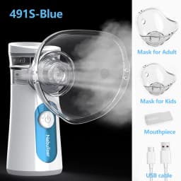 KIUZOU Medical Silent Mesh Nebulizer Handheld Asthma Inhaler Atomizer Kids Adult Nebulizador Mini Portable Nebulizer Humidifier