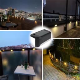 LED Solar Garden Lights Super Bright Waterproof Solar Powered Lamps Balcony Stairs Street Lighting Outdoor Sunlight led Lights