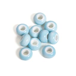 15#10pcs Special Round Retro Big Hole Ceramic Porcelain Bead Pendant Jewelry Making Beads Handmade Materials Bracelet Z036