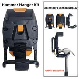 Tool Belt High Quality Sturdy ABS Waist Buckle Quick Attach Durable Waist Bag Clip Compatible Replacement Professional Use