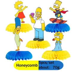 The Simpsons Happy Birthday Party Decoration Tableware Set Cartoon Plates Cups Napkins Practical Durable Bestselling Supplies