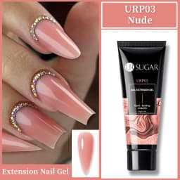 UR SUGAR 15ml Quick Extension Gel Pink White Nude Color Nail Gel Polish Semi Permanent Varnish UV LED Gel Soak Off Manicure