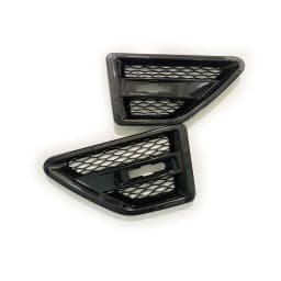 2PCS Car Side Fender Spoiler Outflow Vent For Land Rover Freelander 2 LR2 2006-2014 Racing Car Door Side Grille Vent Mesh Grill
