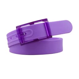New Plastic Buckle Belt Candy Colored Silicone Casual Pants Jeans Fashionable Belt Without Metal Belts for Women and Men