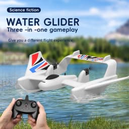 BM21 RC Glider Gyro Stable Flight Waterproof Remote Control Aircraft Boat EPP Foam Amphibious Fixed Wing Aircraft Toys Gifts