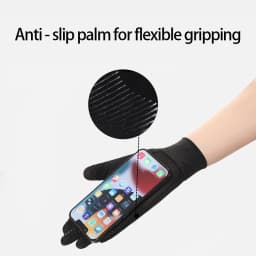 Men Cycling Gloves Sun Protection Summer Ice Silk Running Fingertip Flip Top Fishing Anti Slip Breathable Hiking Travel Gloves