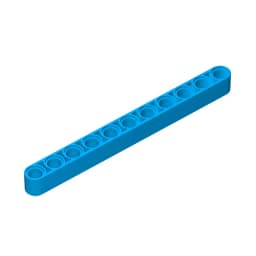 Gobricks 32525 10Pcs Liftarm Bricks Thick 1x11 Technic Parts Assembles Particles Model MOC Toys Sets DIY Car Lifting Function
