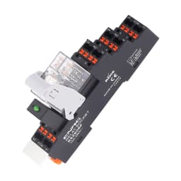 ENMG G2R-1 Ultra-Slim Electromagnetic Intermediate Relay DC24V 2NO 2NC DIN Rail Mount Industrial Automation Control Module Rail
