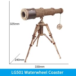 Robotime Monocular Telescope 3D Wooden Puzzle Game Assembly Toys for Adult Birthday Gift