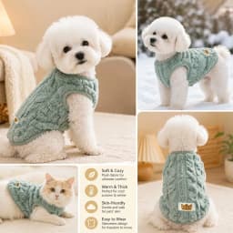 Soft Cozy Cat Clothes Autumn Winter Warm Fleece Sweatshirt for Small Dogs Puppy Kitten Jacket Coat Pet Sphynx Costume Sweater