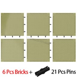 Wholesale 16X16 Pixel Art Building Blocks Bottom Plate 65803 Bricks Baseplate Part Compatible 31212 21333 98138 Pixel Toys Gifts