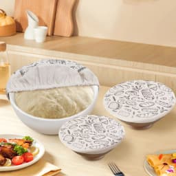 3/2Pcs Sourdough Bowl Cover Elastic Bread Proofing Cover Baking Dough Rising Dust Cover for Grain Sprouting Yeast Cultivation
