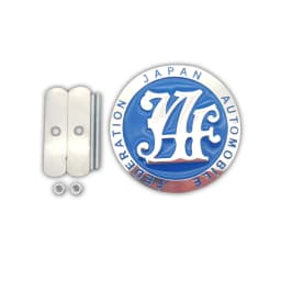Hot 13 Colors Universal JDM Car Front Grille Badge Logo Zinc Alloy Japan Automobile Federation JAF Emblem Badge Auto Accessories