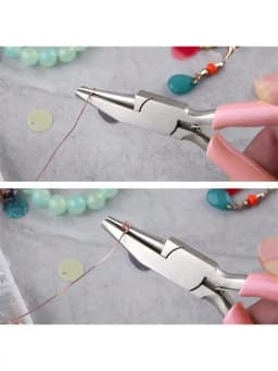 2pcs/1pcs Pink Jewelry Pliers and Ring Can Be Used to Make and Repair Various Jewelry Accessories, DIY for New and Experienced