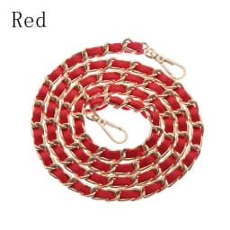 120cm Purse Chain Strap Crossbody Handbag Chains Replacement Leather Shoulder Bag Chain Straps DIY Women Girl Bag Part Accessory