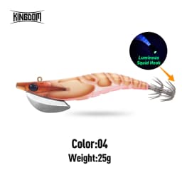 Kingdom Egi Squid Bait Artificial Jigging Lures Slow Sinking Squid Hooks Sea Fishing Octopus Cuttlefish Luminous Tackle Lure