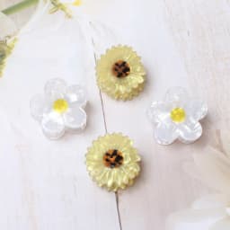 4pack Hair Clip Daisy Small Hair Claw for Women Girls Flower Butterfly Acrylic Fashion Crab for Hair Clamps Hair Accessories