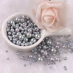 150PCS With Hole ABS Imitation Pearl Bead 3/4/6/8MM Round Plastic Acrylic Spacer Bead for DIY Jewelry Making Findings