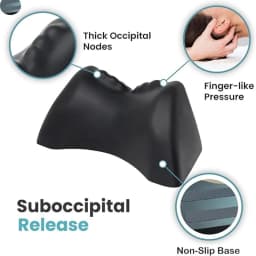 Cervical Spine Massage Pillow PU Gravity Acupressure Portable Ergonomic Neck Shoulder Traction Stretching Relaxation Women Men