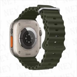 Ocean Band for Apple Watch Ultra 2 49mm 44mm 45mm 42mm 38/40/41mm silicone bracelet correa iwatch series 9 8 7 se 6 5 4 3 strap