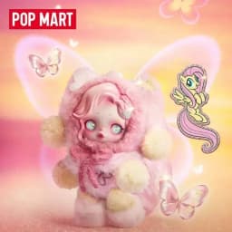 POP MART SKULLPANDA x My Little Pony Series Plush Doll Pendant Genuine Blind Box Mystery Box Guess Bag Toys Cute Anime Figure
