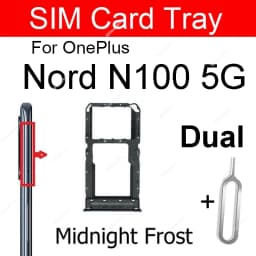 Sim Card Tray Holder For Oneplus OnePlus Nord 2 Nord N10 N20 N100 N200 N300 Nord CE CE2 5G Dual SIM Card Replacement Parts