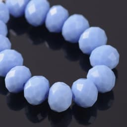 Solid Color 3x2mm 4x3mm 6x4mm 8x6mm 10x7mm 12x8mm Rondelle Faceted Czech Crystal Glass Loose Spacer Beads for Jewelry Making DIY