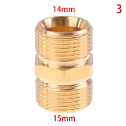 High Pressure Washer Hose Extension Connector Adapter, M22 14mm & 15mm Male Thread Female Hose Coupler Adaptor for Power Washe
