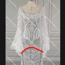 Boho Long Batwing Sleeves Lace Wedding Dress Drop Ship Customized Mermaid Rustic Beach 2026 Square Neck Open Back Bridal Gowns