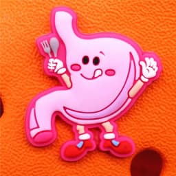 1pcs Human Organs Shoe Charms Heart Brain Stomach PVC Shoe Accessories Decoration Clog Pins Fit Party Kids Gifts