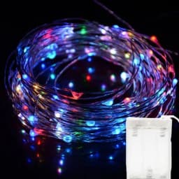 50Leds 100Leds Battery String Fairy Lights Copper Wire Christmas Light Wedding Party Holiday Fairy Lights Battery Power Supply